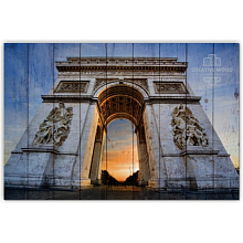 Панно с изображением достопримечательностей Creative Wood Страны Страны - Франция Париж